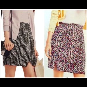 CAbi Blackred Reversible Crop top or Skirt
